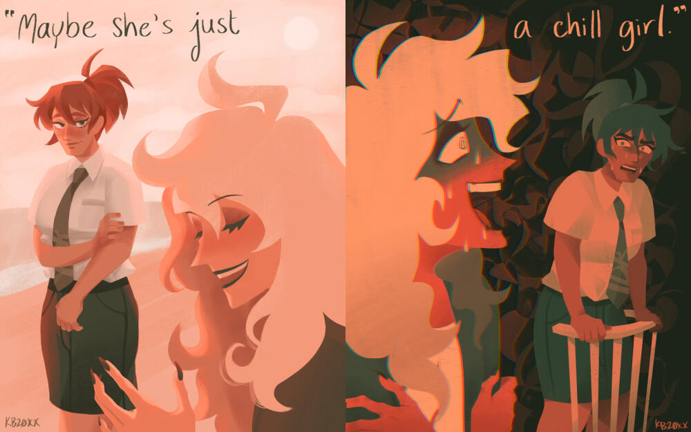 maybe she's just a chill girl...