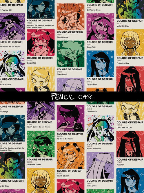 for COLORS OF DESPAIR ZINE, pencil case